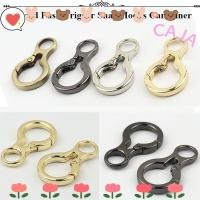 ราคา CAJA1 Carabiner Purses กระเป๋าถือคุณภาพสูงสีดําทองเงินประตูกระเป๋าเข็มขัดหัวเข็มขัด (26739599171)