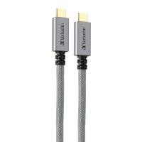 ราคา Verbatim 1M USB-C 3.2 to USB-C 3.2 Cable สายชาร์จ 20Gb/s (1603194994)