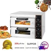 ราคา สแตนเลส เตาอบไฟฟ้า เตาอบพิซซ่าไฟฟ้า ทางการค้า 3000W ตู้อบขนาดใหญ่ ชั้นเดียว/สองชั้น อเนกประสงค์ อบพิซซ่า อบเค้ก อบขนมปัง (41114976015)