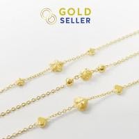 ราคา Goldseller สร้อยข้อมือทอง ลายคั่น คละลาย ครึ่งสลึง ทองคำแท้ 96.5 (6901770008)