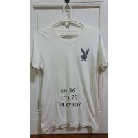 ราคา เสื้อยืด playboy แท้ (4592834227)