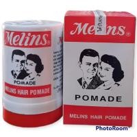 ราคา Melins POMADE เมลินส์ปอมเมด ครีมแต่งผมดำ 80กรัม (20300618123)