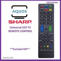 ราคา Sharp Aquos LED TV รีโมทคอนโทรล GB225WJSA SHARP Universal LED TV Remote Replacement (27432081299)