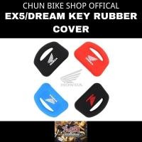 ราคา จัดส่งในวันเดียวกัน ฝาครอบซิลิโคน Keyless และยางกุญแจป้องกันปลอกสําหรับ HONDA EX5 Dream กุญแจรถจักรยานยนต์ EX5 DREAM (41154184753)