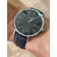 ราคา PAUL SMITH P10085 Quartz Analog Leather Stainless Men's Watch Preowne (29185406535)