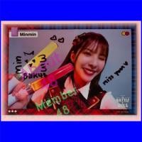 ราคา มินมิน BNK48 (9) รูปลายเซ็น SSR งานคอนเสิร์ต BNK48 vs CGM48 Concert Battles of Idols Minmin Bnk รุ่น2 SR (23776206810)
