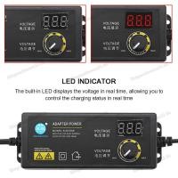ราคา 3-36V 60W อะแดปเตอร์ AC/DC ปรับโวลท์ได้ Adapter อะแดปเตอร์พาวเวอร์ซัพพาย หม้อแปลง อะแดปเตอร์ไฟปรับแรงดันไฟฟ้าได้พร้อมจอแสดงผลปลั๊กอเมริกัน (25716952543)