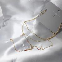 ราคา งานแท้!พร้อมส่งจากไทย! สร้อยคอโซ่ BB 3เลเยอร์ จี้ดวงจันทร์ พระอาทิตย์ ปรับความยาวได้ (44164824343)