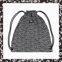 ราคา พร้อมส่ง !! ♣️ Marimekko Smart Sack Unikko bag ดอกสีดำเล็ก ของแท้จากช็อป Marimekko ♣️ (3779740189)