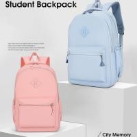 ราคา กระเป๋าเป้สะพายหลัง สีสวย ใส่ของได้เยอะ ดำ/เขียว/ชมพู/ฟ้า/ครีม (25477649992)