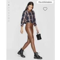 ราคา กางเกงหนัง แบรนด์ Stradivarius #แท้ (1571780755)