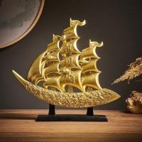 ราคา เรือสำเภาทอง เรืองาช้างสำเภาทอง มงคล เรียกทรัพย์ ของแต่งบ้าน นำโชค-พร้อมส่ง (24984424024)