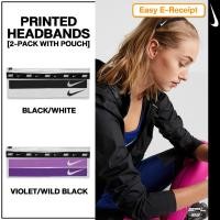 ราคา Nike Collection ไนกี้ ผ้ารัดศีรษะ ผ้าคาดผม ผ้าโพกผม Printed Headbands 2PK N.100.1596.036 / N.100.1596.595 (690) (9552790156)