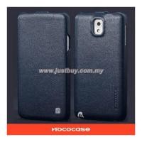 ราคา เคสหนัง Samsung Galaxy Note 3 HOCO Premium - สีฟ้า (20580119203)