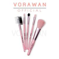 ราคา SIVANNA เซตแปรงแต่งหน้า 5 ชิ้น พร้อมซองใสซิปล็อค 1 ซอง : BR01 BRUSH SET (17966649362)