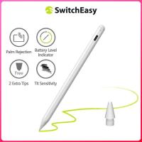 ราคา SwitchEasy EasyPencil Lite สําหรับดินสอ iPad พร้อมการปฏิเสธฝ่ามือเข้ากันได้กับ (2018-2022) สําหรับ iPad Pro 11/12.9", 10.9" iPad Air, iPad, iPad Mini พร้อมตัวบ่งชี้ระดับแบตเตอรี่ (43404365902)