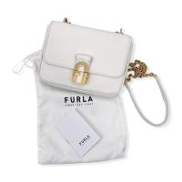 ราคา Used like new กระเป๋าสะพายผู้หญิง Furla สีขาว ของแท้ (14714216308)
