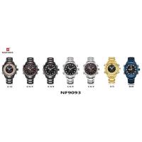 ราคา หรูหราในราคาเบาๆนาฬิกาข้อมือชาย กันน้ำ naviforce watch แท้ รุ่นNF9093 สายสแตนเลส ของแท้100% (4603167936)