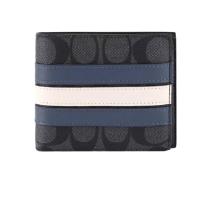 Coach 3008 3-IN-1 Wallet In Signature Canvas with Varsity Stripe กระเป๋าสตางค์