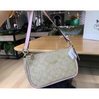 ราคา coach 36674 ถุงเล็ก ใหม่นางสาวกระเป๋าถือ แฟชั่นพิมพ์ กระเป๋าสะพาย กระเป๋า Messenger นางสาวป่า เสี้ย0 (8847153405)