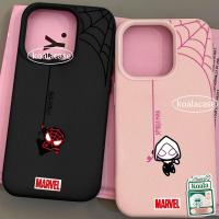 ราคา เคสไอโฟน XR สำหรับ IPhone 13 15 11 16 12 14 Pro Max XR X XS Max 16 15 8Plus เคสหนังลายการ์ตูนคู่รัก สไปเดอร์แมน ผู้หญิง (44214807607)