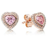 ราคา ,ส่งจาก ที่ไทย Pandora ของแท้ เงิน925 ต่างหู ของขวัญสำหรับคนพิเศษ ของแท้ 100% ต่างหู weq (28563536698)