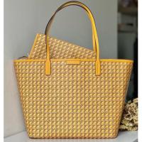 ราคา ♞ (สด-ผ่อน) 145634 Tory burch Ever tote งานช็อปมีใบลูก / 64206 TORY BURCH T ZAG TOTE vbg (27479211563)