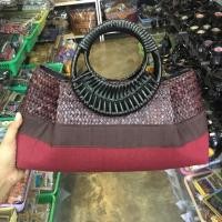 ราคา กระเป๋ากระจูด กระจูด หูหวาย กระเป๋าสาน | OTOP ของฝากไทย (5531493810)