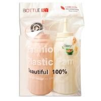 ราคา ขวดบีบซอส ขวดใส่ซอสแพ็ค 2 ชิ้น ขวดใส่ซอสพลาสติก ขวดพลาสติก (16882369716)