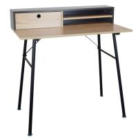 ราคา โต๊ะทำงานไม้ โต๊ะทำงานสไตล์วินเทจ มีลิ้นชักเก็บของ 90 ซม. Computer desk (12450480014)