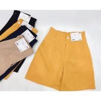 ราคา [สินค้า surplus ของแท้] กางเกงขาสั้นผู้หญิง กางเกงขาสั้นผู้หญิง Uni นุ่ม 100% ไม่ยับ ไม่ซีดจาง (43708812628)