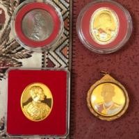 ราคา ชุดเหรียญรัชกาลที่ 5 และ รัชกาลที่ 9 เหรียญทอง เหรียญสามกษัตริย์ สมเด็จย่า ของเก่า สะสม (24856216241)