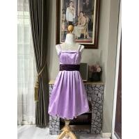 ราคา ชุดราตรีสั้น(ไซส์ S)สีม่วง#มือสอง (25444656885)