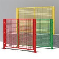 ราคา รั้วเหล็กสำเร็จรูป ชุบ PVC รั้วโรบอท รั้วสำเร็จรูป แผงสูง 1.4m ชุบPVCสีเขียว/สีเหลือง พร้อมส่งจากไทย (43612537361)