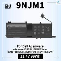 ราคา แบตเตอรี่แล็ปท็อป9NJM1 HF250สำหรับ Dell Alienware 15R3 R4 17R4 MG2YH Series โน้ตบุ๊ค99Wh 0 44 T2R HF250 0 11.4V (26471588592)