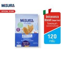 Misura มิซูร่า โดลเช่ เซนซ่า บิสกิตปราศจากน้ำตาลผสมธัญพืช ขนาด 120 กรัม