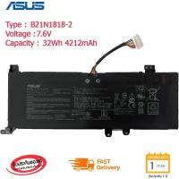 ราคา (ส่งฟรี ประกัน 1 ปี) Asus แบตเตอรี่ Battery Notebook B21N1818-2 ASUS VivoBook X509JA X509JB X509MA A409UA X509JP ของแท้ (11677676268)