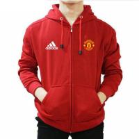 ราคา MANCHESTER UNITED ZIPPER JACKET TEAM MU CLUB FOOTBALL HOODIE SWETER (27888305752)
