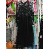 ราคา เดรสลูกไม้แต่งกระโปรงมุ้งสีดำสนิทไม่มีตำหนิสภาพสวย (26385077653)