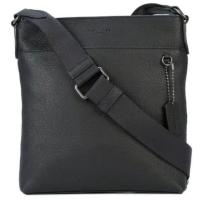 ราคา NEW !! แท้% กระเป๋าสะพายข้างผู้ชาย COACH SLIM MESSENGER BAG สีดำ (หนังแท้ทั้งใบ) (28925541433)