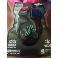 ราคา Mouse Wirelesa Socio WM-107สีดำ (7652693180)