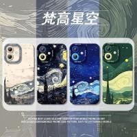 ราคา Van Gogh Starry Sky เหมาะสําหรับ iPhone 11 เคสโทรศัพท์ iPhone15/14Pro Case 13ProMax/12 Soft Case Plus (27238451479)
