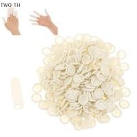 ราคา TWO-TH 100/200/300 Pcs พลาสติก Latex Finger ถุงมือเล็บเครื่องมือเล็บอุปกรณ์เล็บฝึก Hand Protector Cots ใหม่ (43211265139)