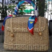 ราคา กระเป๋าสานจากผักตบชวา (2069416538)