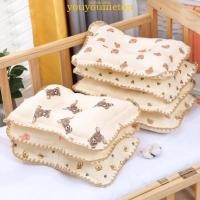ราคา YOUYO หมอนทารกระบายอากาศลายสัตว์เด็กทารกแรกเกิดหมอนผ้าฝ้ายอินทรีย์นุ่มหมอนเด็กวัยหัดเดิน Bassinet ผ้าปูที่นอน Pi (41715121329)