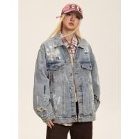 ราคา Lightning Jacket เสื้อแจ็คเก็ตยีนส์ สไตล์สตรีท เทสดี ดีเทลขาดและเพ้นท์ลายเท่ๆ ที่ไม่ซ้ำใคร เนื้อผ้าดีมากคุ้มราคา (29567753023)