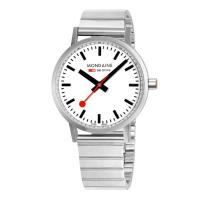 ราคา (ของแท้ประกันช้อป) Mondaine CLASSIC 40mm, silver stainless steel watch, A660.30360.16SBJ นาฬิกาข้อมือ (20869269893)