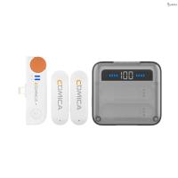 ราคา COMICA Vimo S-MI ระบบไมโครโฟนไร้สายพร้อมตัวรับสัญญาณ 1 ตัวและไมโครโฟน 2 ตัว 200M ช่วงการส่งข้อมูลแบตเตอรี่ในตัวพร้อมเคสชาร์จเปลี่ยนไมโครโฟนสําหรับ Nmus (43008798507)