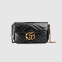 ราคา [ของขวัญ] GUCCI กุชชี่ GG Marmont ชุด Supermini คุณผู้หญิงกระเป๋าถือ หนังแท้ กระเป๋าสะพายไหล่แบบเอียง (21369782740)