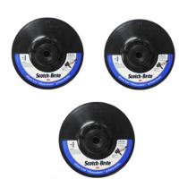 ราคา 3M Scotch-Brite™ Clean'N Strip Disc ลูกขัดลอกสี/สนิม 4×6 นิ้ว ใช้กับเครื่องขัดสี Polisher แพค3ชิ้น (795583780)